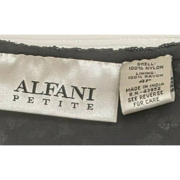 Alfani Petite Vest Beaded Sequin Party Formal Lace - Picture 5 of 6